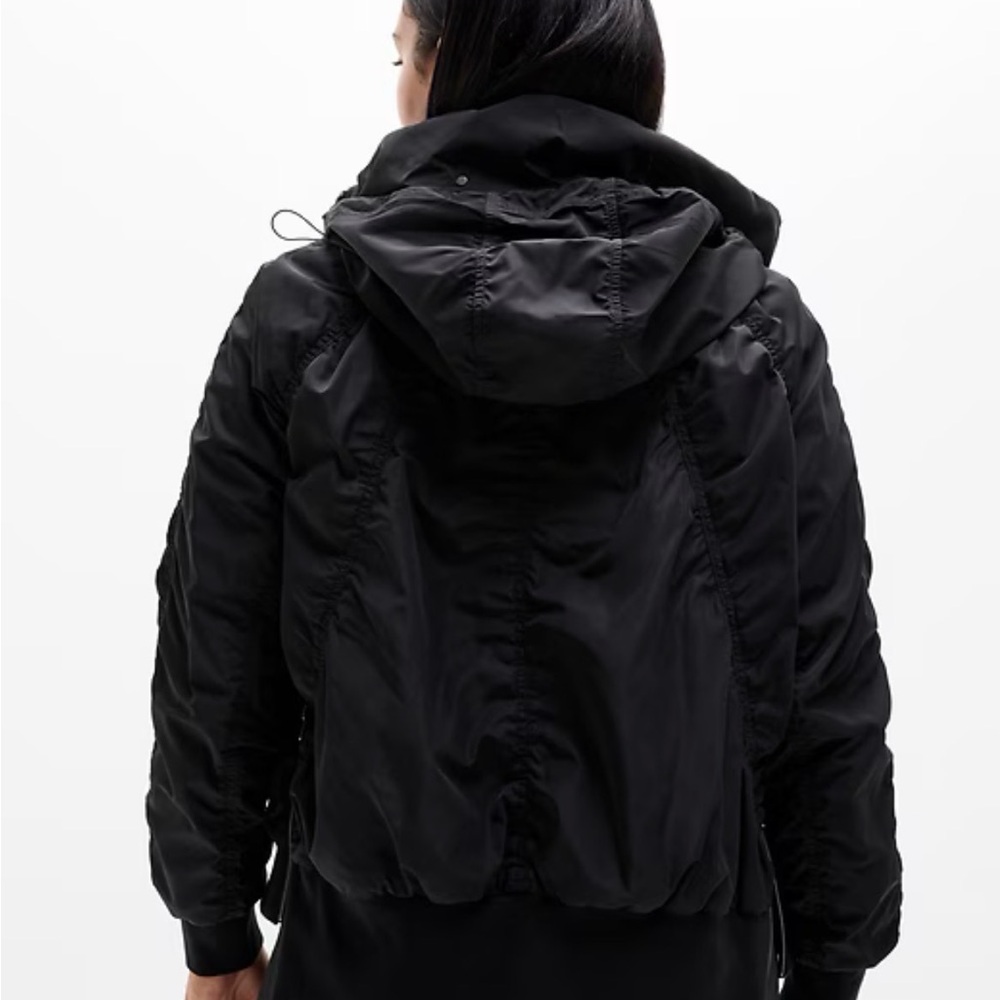 Athleta Jetset Bomber, Small, Black - Picture 3 of 11